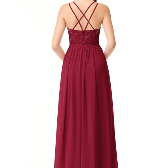 AZAZIE CRYSTAL CABERNET DRESS - Picture 2 of 5